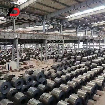 10 mm-3000 mm de ancho almacenado ASTM A36 A283 A387 Q235 Q345 S235jr HRC bobina de acero al carbono laminada en caliente para los requisitos del cliente