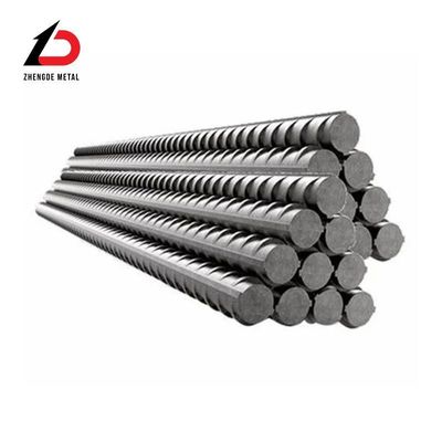 Estándar ASTM HRB500 HRB400 Hrb600 Hormigón de construcción deformado corrugado de grado 40 60 Rebarro de barra de hierro y acero reforzado y tornado