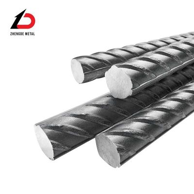 HRB335 HRB400 HRB500 BS460 ASTM A615 Gr 60 Rebar de barras de acero deformadas y laminadas en caliente 16 20 25 mm Soldadura fácil Zd-Hrr4 5 6 8 10