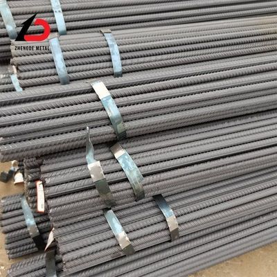 HRB400 Rebar de acero laminado en caliente para ingeniería de control de inundaciones ASTM a 6/a 6m-07 Standard 6mm-30mm Tamaño personalizado Ciclo 7-15 días