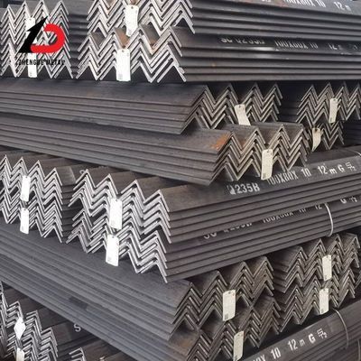 Barras de ángulo de acero al carbono igual Q235 laminadas en caliente con ventaja de maquinabilidad