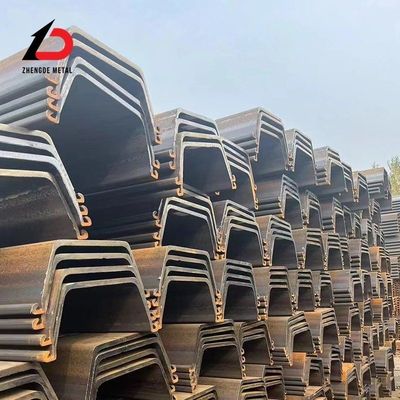 Forma Z estructural Dimensión de la hoja de acero al carbono laminada en frío para el precio de fábrica de Cofferdam