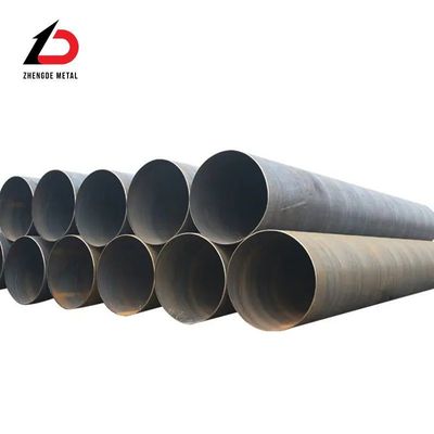 Tubo de acero laminado en espiral A53 A333 A106 St45 Sch40 DN15 SSAW