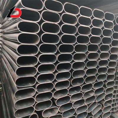 Tubo de acero al carbono galvanizado de forma especial tubo de acero oval recto