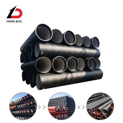 ISO2531 En598 DN80-DN2600 Uno de los principales fabricantes de K9, C40, C30, C25 tubo de hierro dúctil Precio barato para la venta