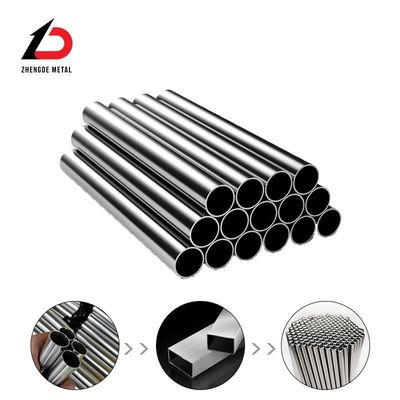 ASTM AISI 201 304/304L 316/316L 310S 309S 409 904 430 Tubo redondo y cuadrado de acero inoxidable con precio de venta directa de fábrica