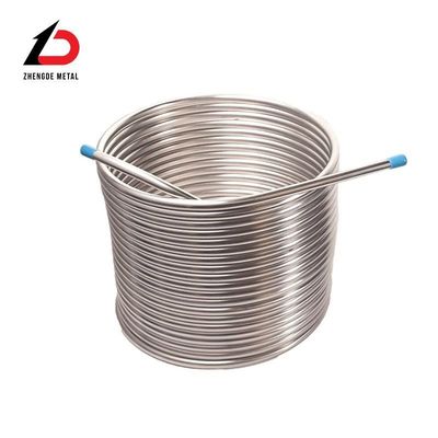 Tubo de alta cantidad de intercambiador de calor de acero inoxidable Destilador de agua tubo de calefacción de acero inoxidable de intercambiador de calor tubo de bobina para personalizado