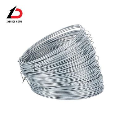 Cables de acero galvanizado en caliente 12/16/18 calibre Eléctro Galvanizado Gi Cables de unión de hierro para construcción