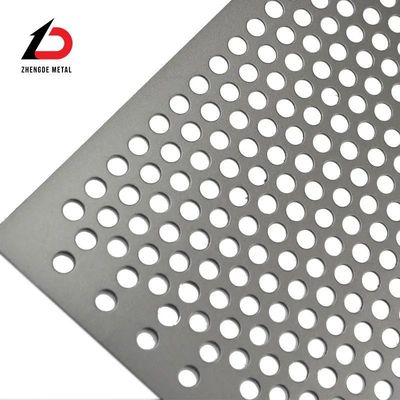 Rejas de metal perforado personalizado de acero inoxidable de aluminio de cobre de latón de colores