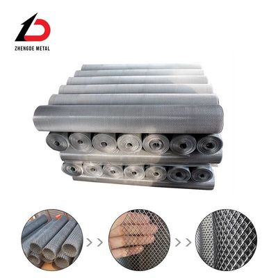 Plata de malla metálica perforada malla de acero inoxidable construcción de malla metálica